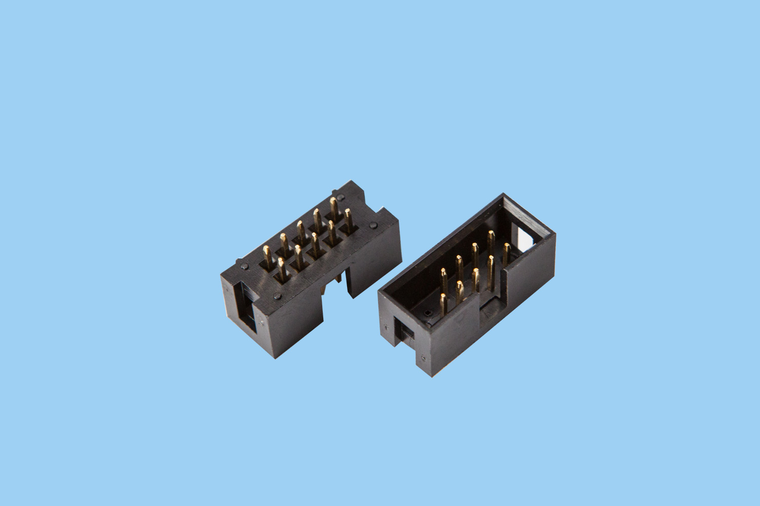 QC301(DC3-10S)简牛插座2.54